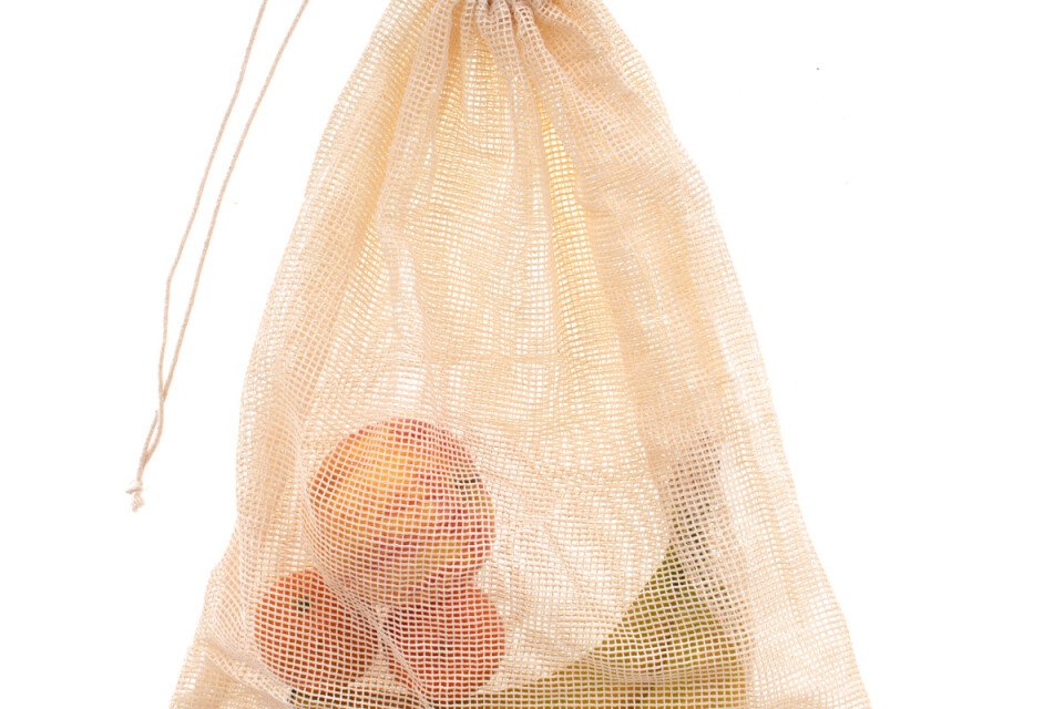 Busta ecologica riutilizzabile per verdura, frutta, 35x45 cm