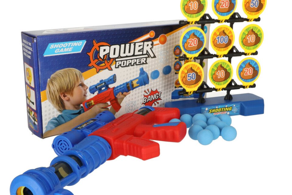 Puška s kroglično strelno gibljivo tarčo