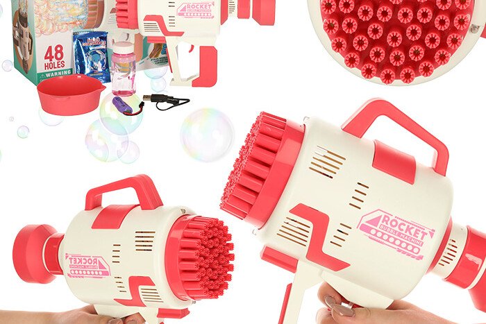 Mašinski mjehurići od sapunice - svijetlo ružičasti