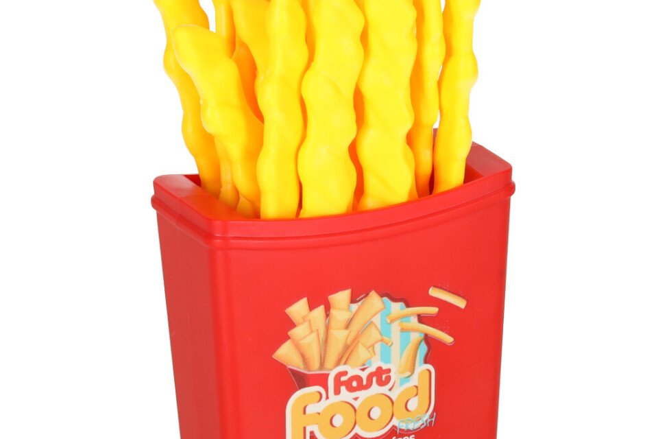 Gioco arcade di patatine fritte pop-up