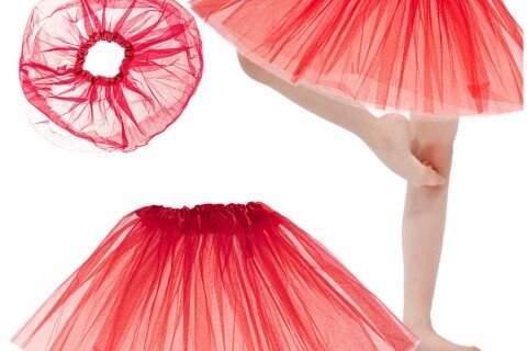 Piros szoknya lányoknak