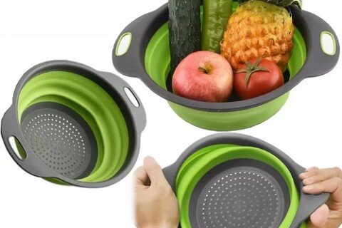 Cjedilo sklopivo silikonsko cjedilo 24 cm