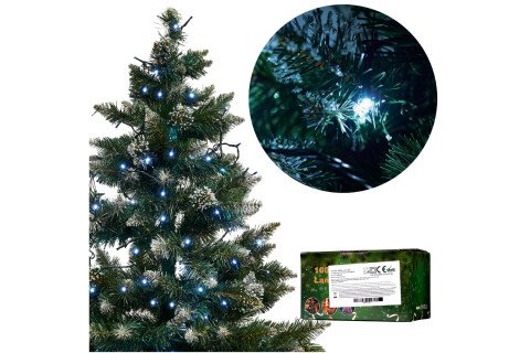 LED lámpák - 10m, 100LED - hideg fehér