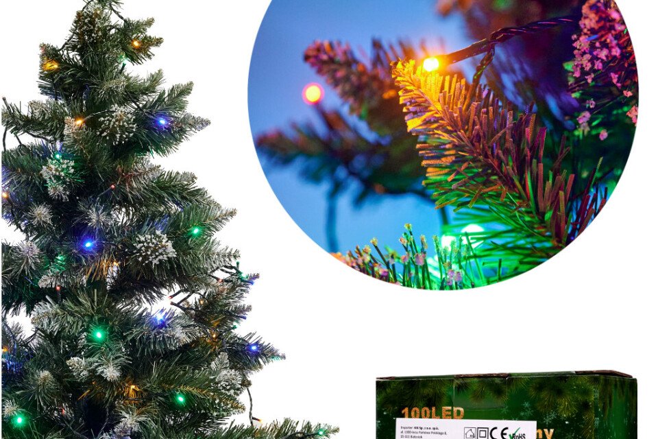 LED лампи - 10м, 100LED - многоцветни