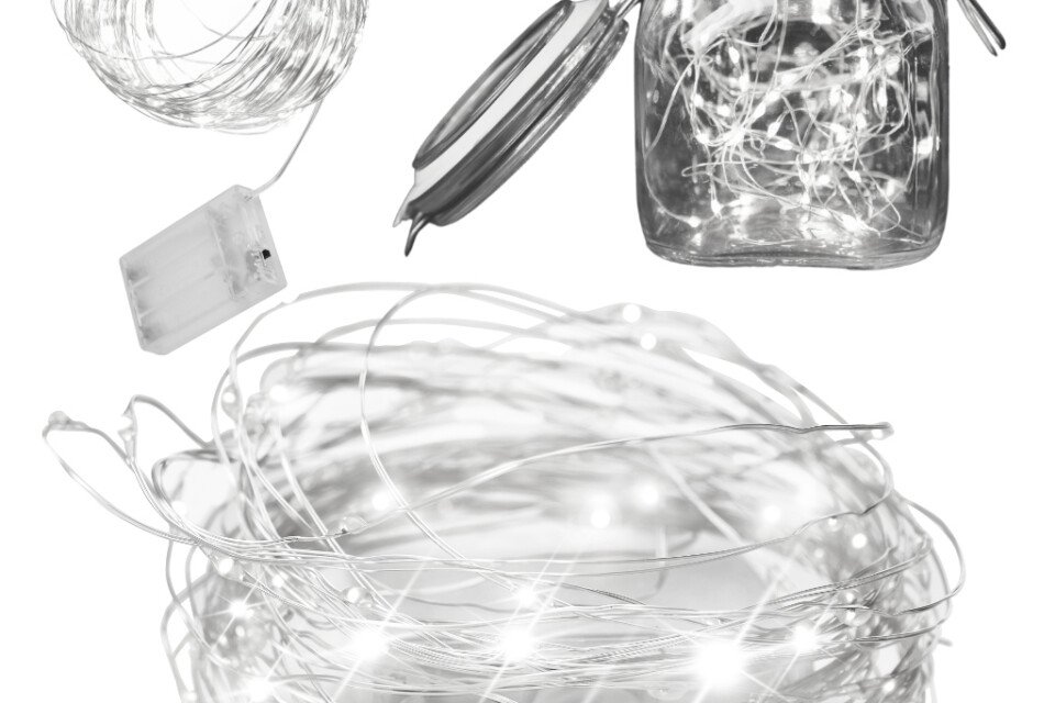 Διακοσμητικά φώτα LED - 5m, 50LED - ψυχρό λευκό