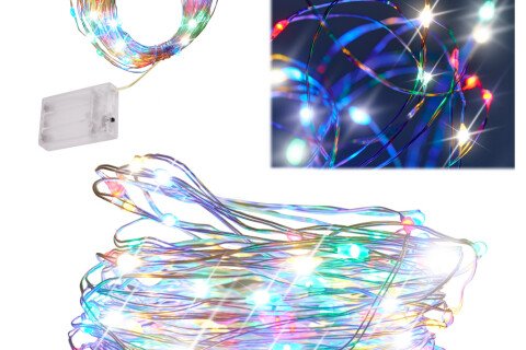 Ukrasna LED svjetla - 5m, 50LED - višebojna