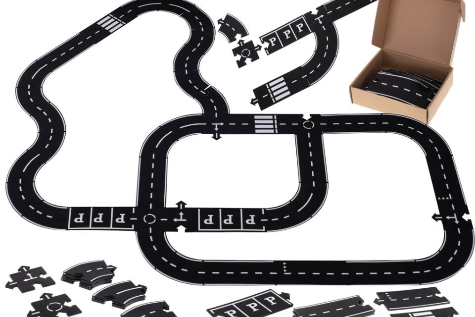 Kreativna slagalica 2 u 1, cesta - 40 elemenata