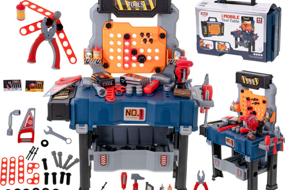 Dielenský DIY stolový set + náradie 65 kusov