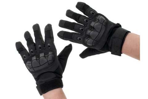 Vojne takticke rukavice za zastitu zglobova, velicina KSL, crne