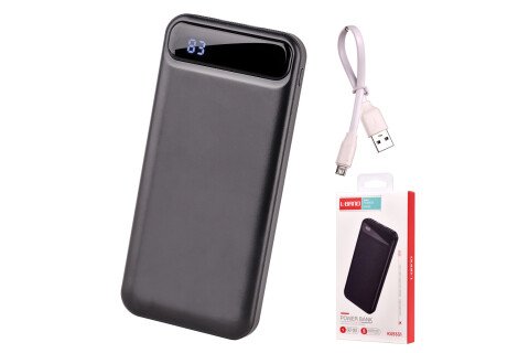 L-BRNO PowerBank - 10000mAh, 2USB negru