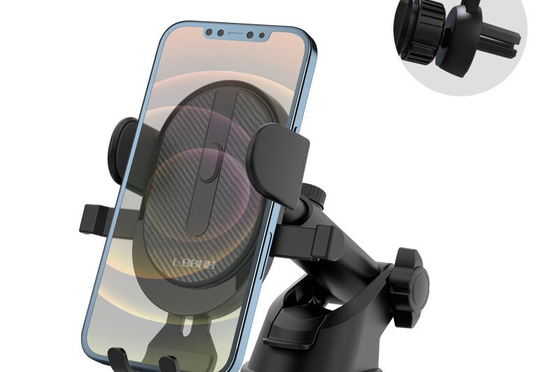 L-BRNO 2-u-1 držač za vjetrobransko staklo automobila