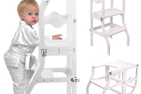 Küchenhelfer 2 in 1 + weißer Tisch