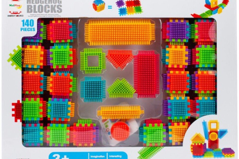 Kreativne kocke jež, 140 kom