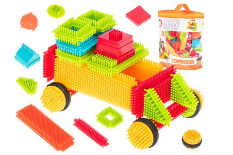 Konstrukcijske dječje kocke kreativni čičak, 90 kom