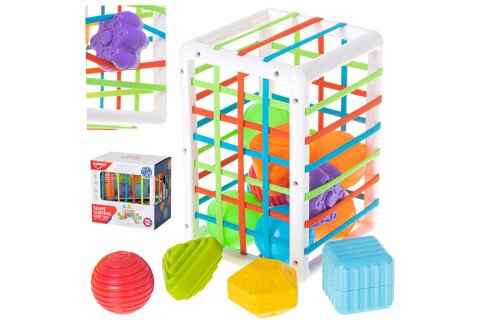 Puzzle în formă de cub flexibil, dreptunghi cu plug-in, jucărie