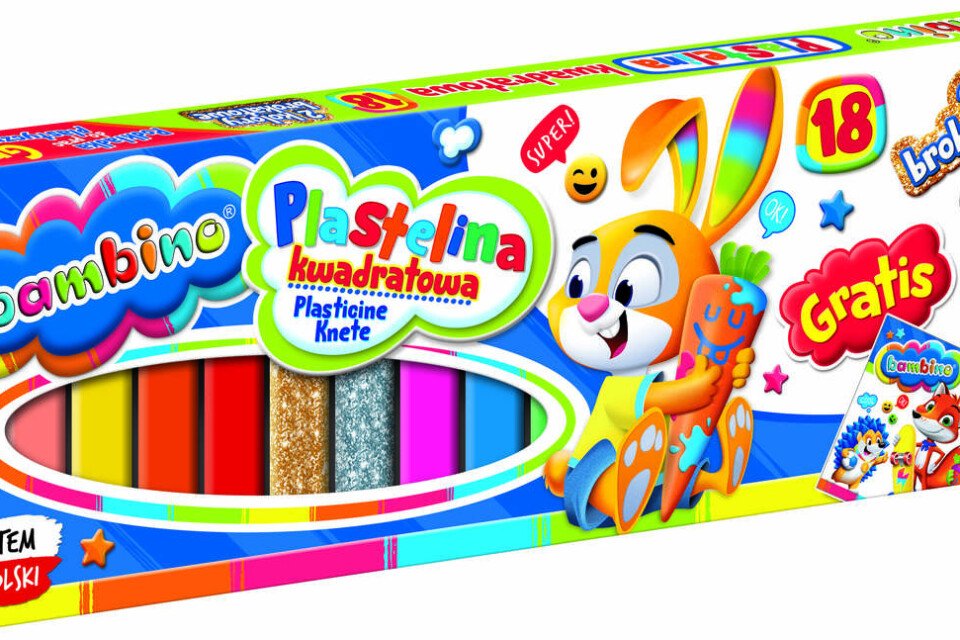 BAMBINO plastelin - 18 barv