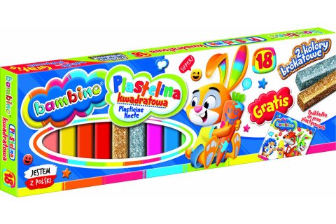 BAMBINO plastelin - 18 barv