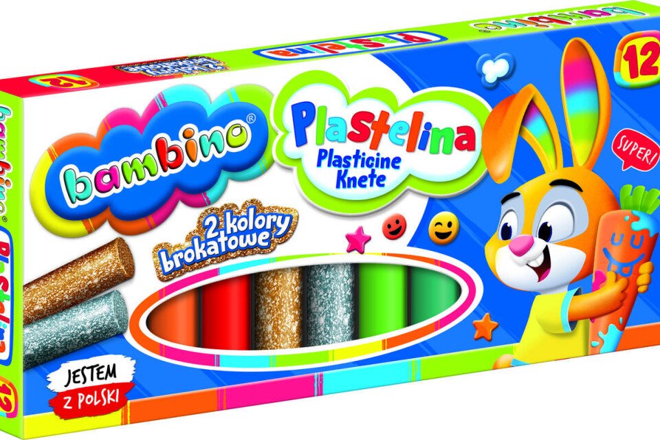 Plastelina BAMBINO - 12 kolorów