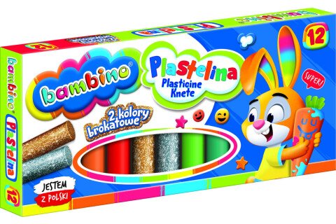 Plastelina BAMBINO - 12 kolorów