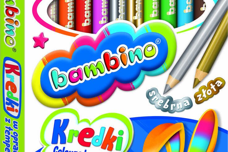 BAMBINO Buntstifte – 12 Farben + Spitzer