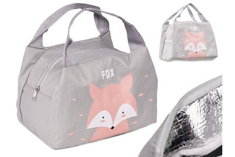 Toplotno izolacijska torba za hrano - roza lisica