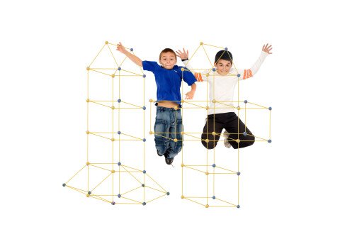 Tenda da costruzione per bambini - 480 pezzi