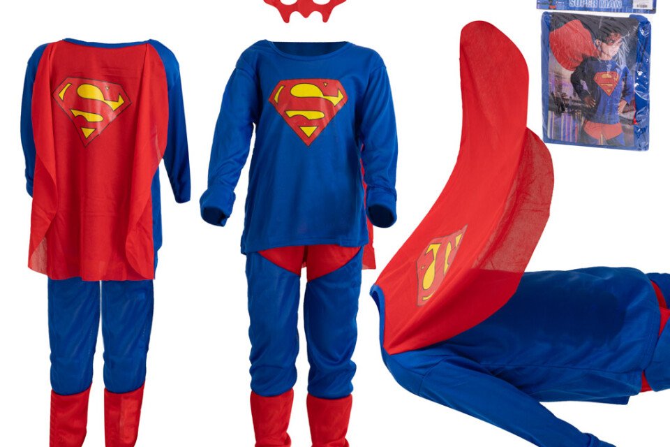 Kostium karnawałowy Superman M, 110-120cm