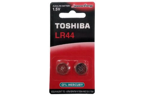 Toshiba AG13 LR44 A76 pretisni omot - 2 baterij