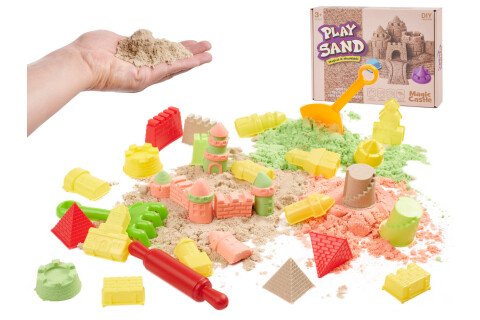 Księżycowy piasek kinetyczny 750g + akcesoria