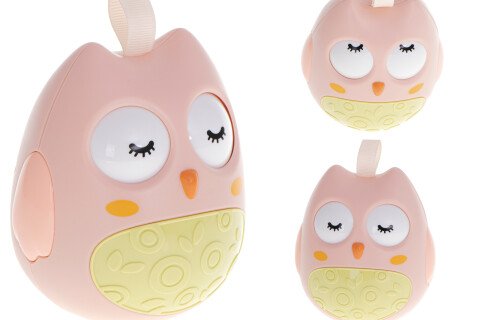 Bufniță senzorială pentru dezvoltare - roz