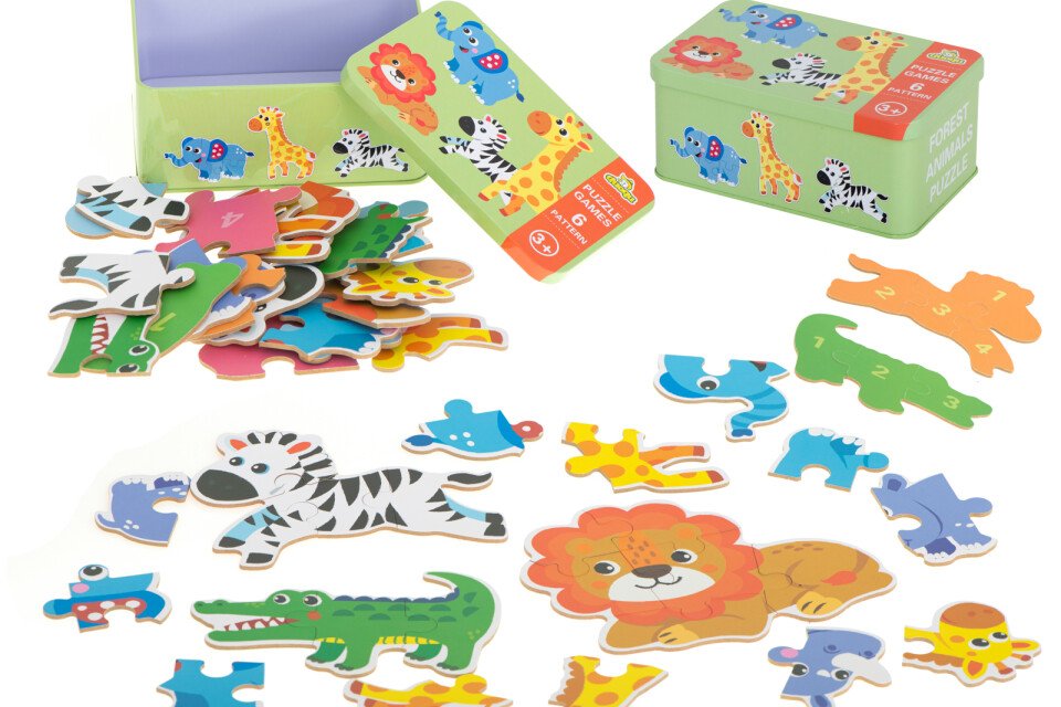 Puzzle safari životinja - 25 puzzle