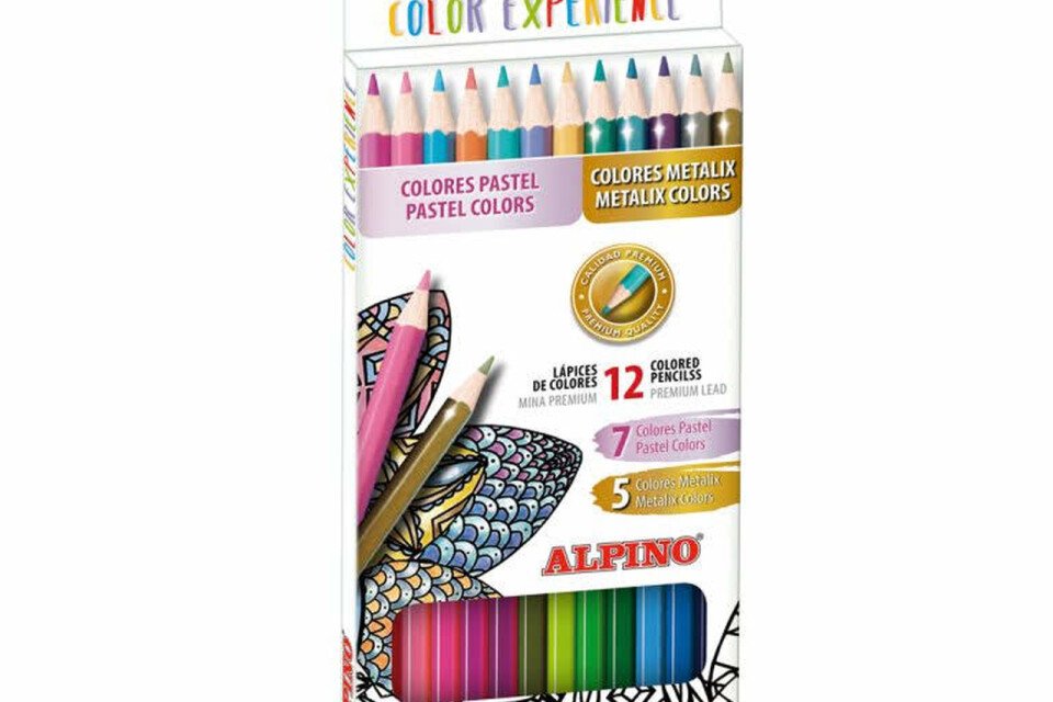 ALPINO zsírkréta, 12 szín