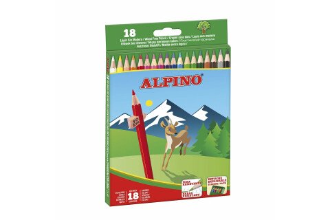 Creioane color ALPINO - 18 culori