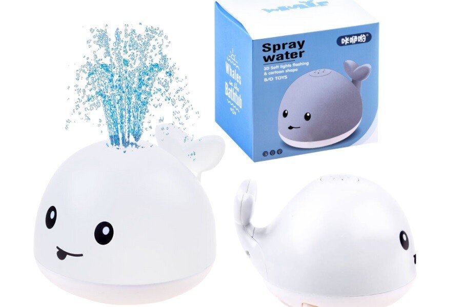 Jucărie de baie, LED - Alb