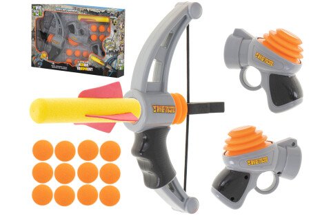 Miękki pistolet BB + kusza + zestaw BB 2