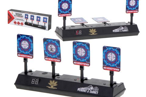 Elektronikus céltábla digitális 4 célba való lövéshez