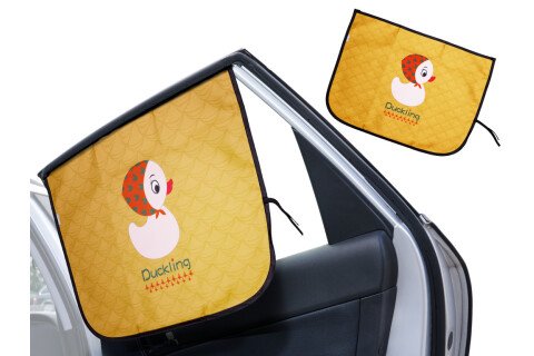 Perdele geam auto - rață