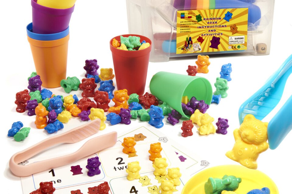 Gioco educativo per orsacchiotti che imparano a contare - 116 pz.