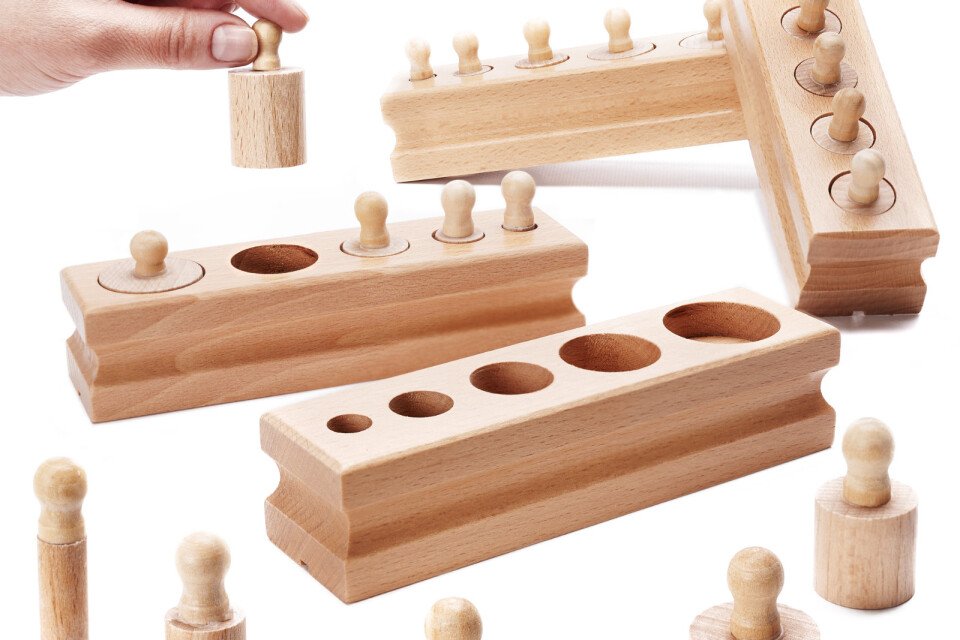 Kinderspiel - Holzgewichte