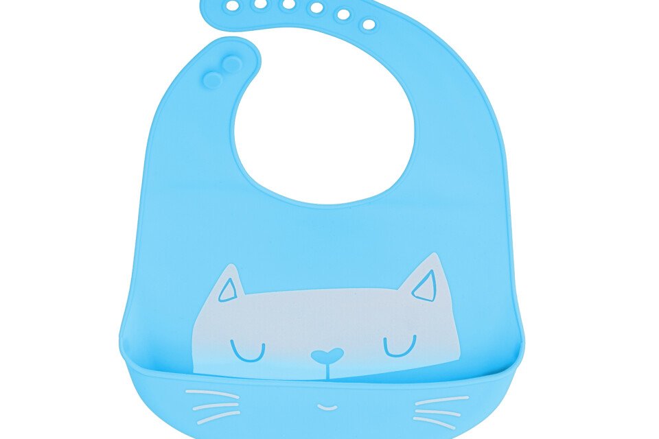 Biber za bebu, plava maca