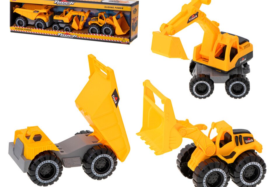 Kinderset - Baumaschinen, 3-teilig