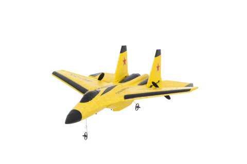 RC avion SU-35 jet - žuti