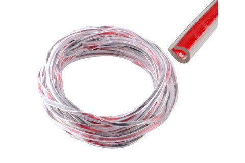 Profilburkolat a kocsiajtó széléhez - 5m, átlátszó