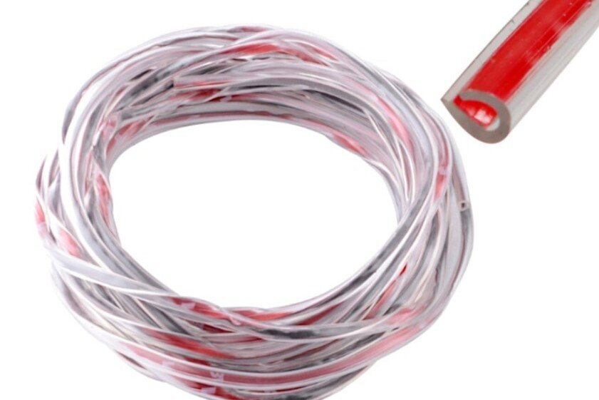 Profilburkolat a kocsiajtó széléhez - 5m, átlátszó