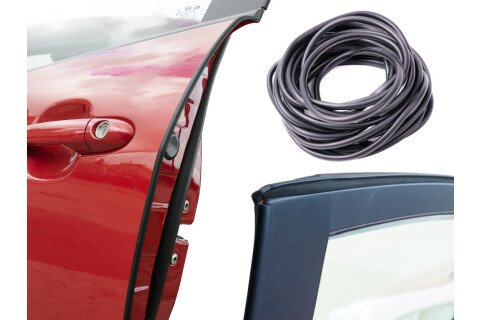 Branik zaštitni profil za rub vrata automobila 5m, crni