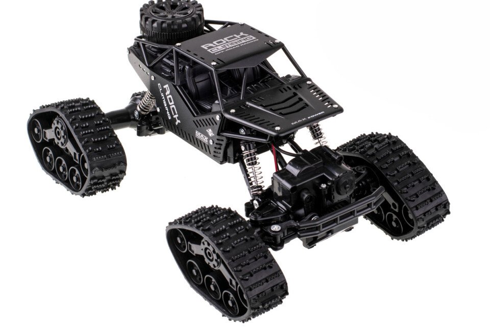 RC αυτοκίνητο Rock Crawler 4x4 - 2in1, μαύρο