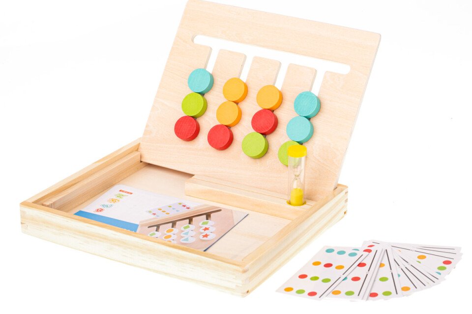 Drvena edukativna igračka u kutiji