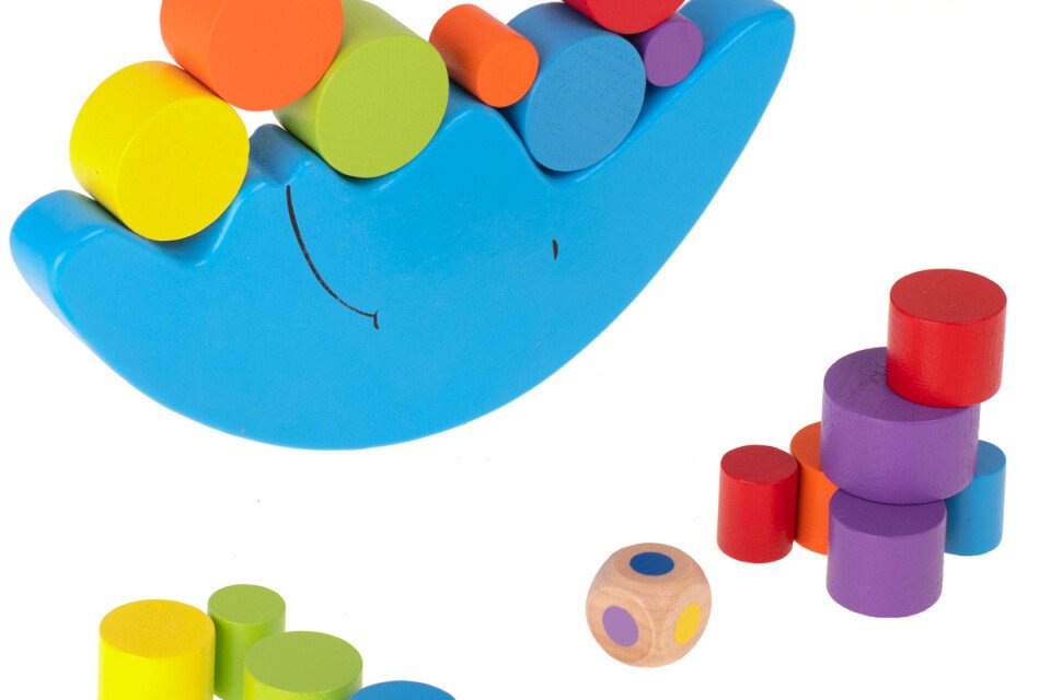 Joc de arcade luna din lemn