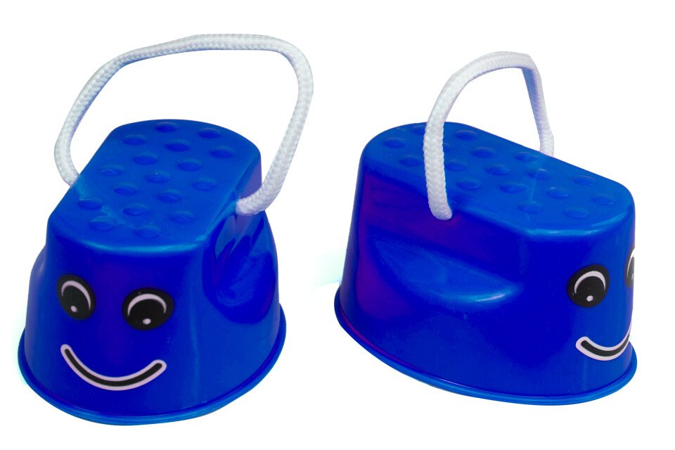 Детски кокили за баланс - 2 броя, сини