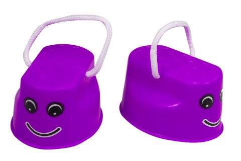 Dječje štule za ravnotežu - 2 kom, ljubičaste